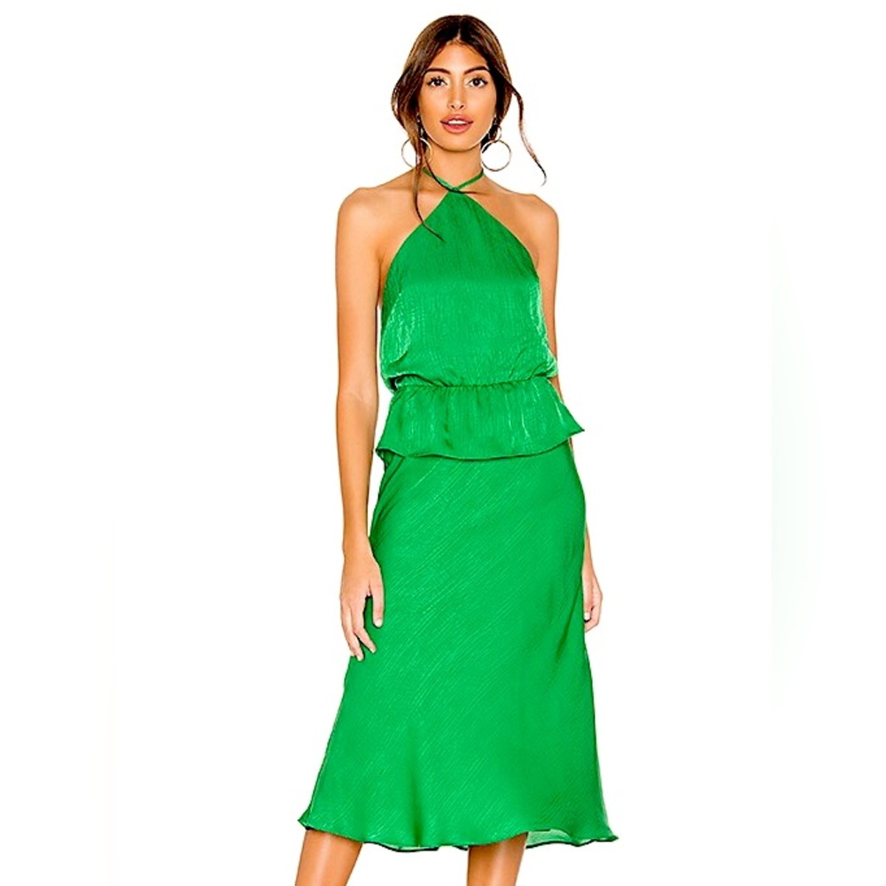 House of Harlow x REVOLVE Green Katrien Dress